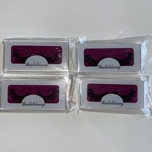Bossbabeluxury mink eyelash extensions 4 PCS assorted long luxurious falsie lash